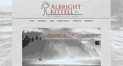 Desktop Screenshot of albrightkittell.com