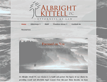 Tablet Screenshot of albrightkittell.com